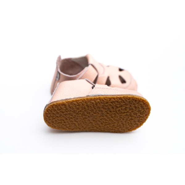 Sandale de tip barefoot culoarea Roz pal